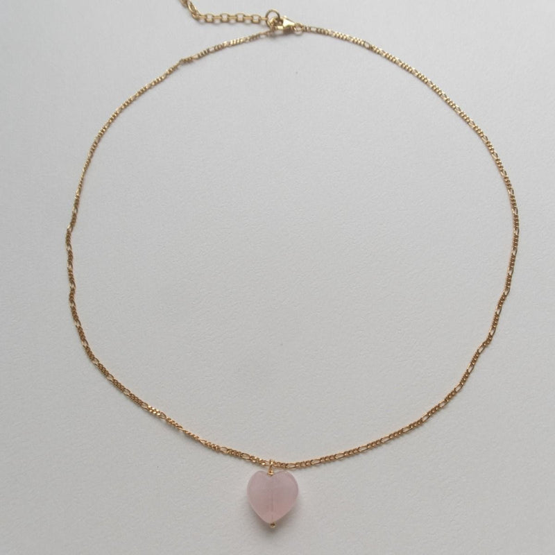 Stine a Amour Necklave - Rose Quartz