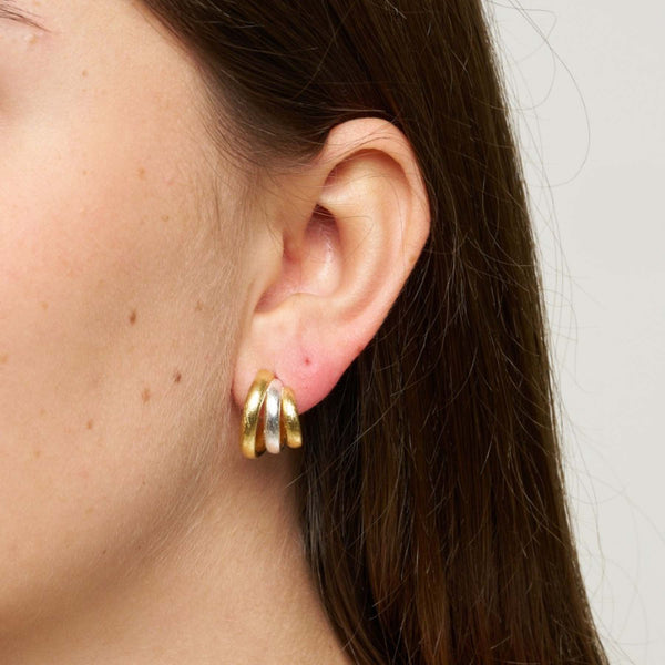 Pure By Nat Echo Trio Earring