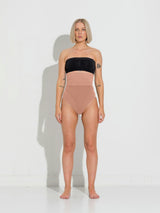 Lykkeland Second Skin High Waist Thong - Tan
