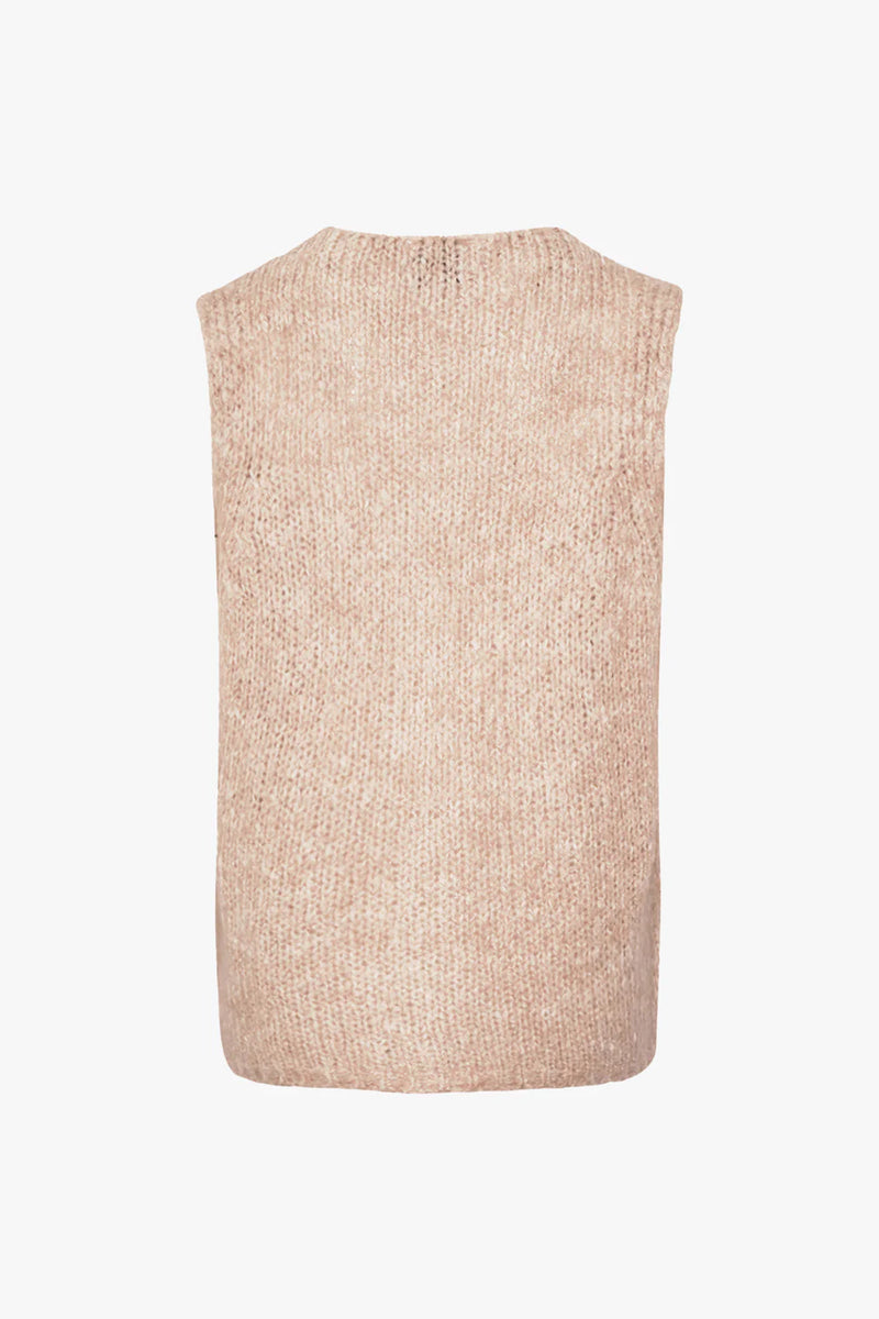 Noella Jacey Knit Vest - Oatmeal