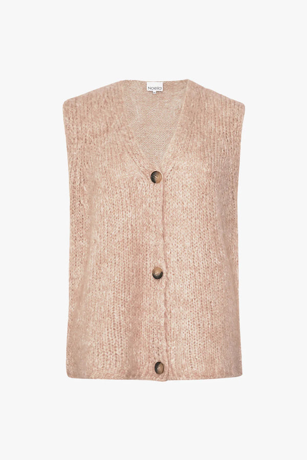 Noella Jacey Knit Vest - Oatmeal