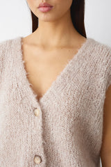 Noella Jacey Knit Vest - Oatmeal