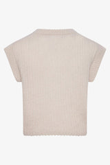 Noella Jamie Knit Vest - Oatmeal