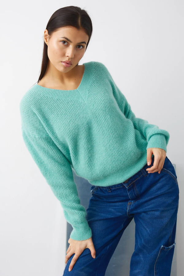 Noella Josie Knit - Soap Green