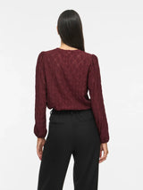 Vila Asta O-Neck L/S Top - Port Royale
