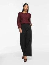 Vila Asta O-Neck L/S Top - Port Royale