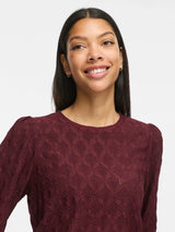 Vila Asta O-Neck L/S Top - Port Royale