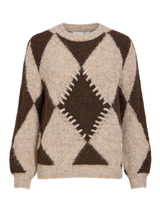 Vila Tora O-neck L/S Jacquard Knit