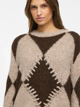 Vila Tora O-neck L/S Jacquard Knit