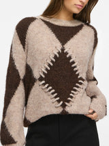 Vila Tora O-neck L/S Jacquard Knit