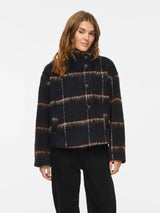 Vila Melon L/S Check Jacket
