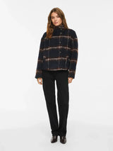 Vila Melon L/S Check Jacket