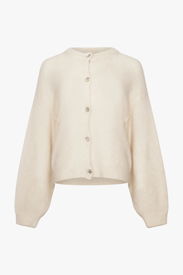 Noella Kea Knit Cardigan - Oyster