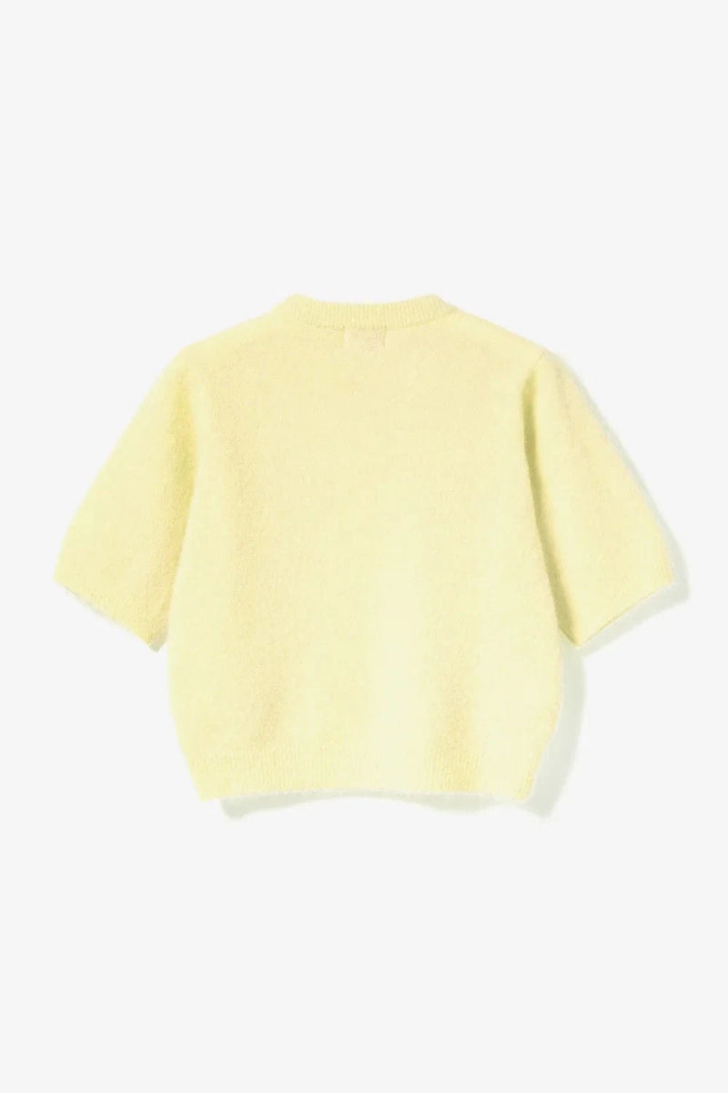 Noella Kea SS Knit Cardigan - Light Yellow