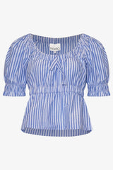 Noella Karenza Blouse - Blue Stripe