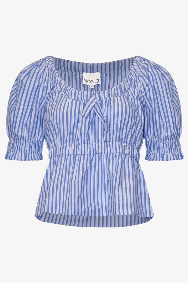 Noella Karenza Blouse - Blue Stripe