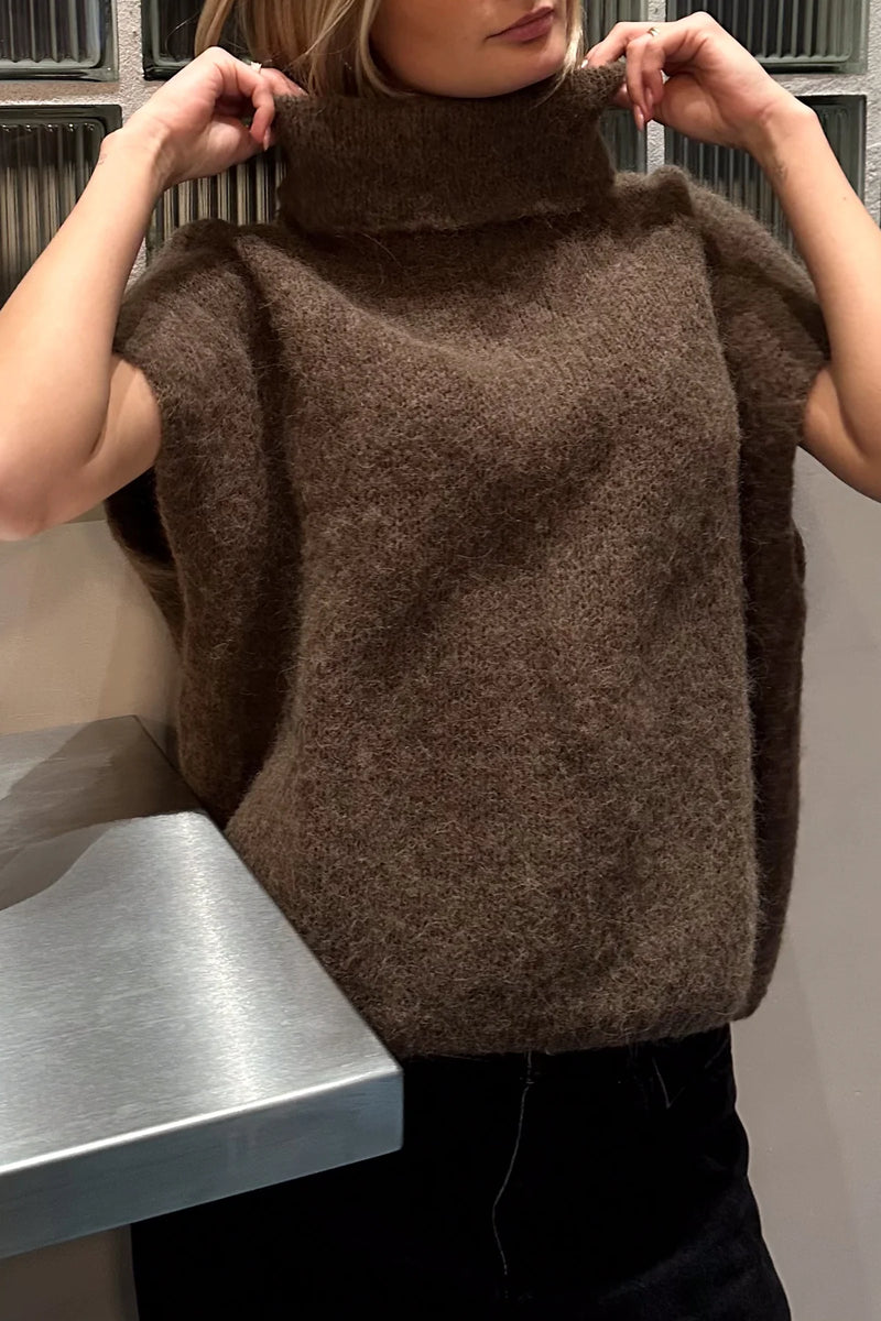 Noella Kellyn Knit Vest - Mud