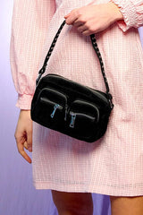 Noella Kendra Bag Black Leather Look