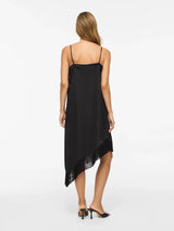 Vila Erum Fringes Slips Dress - Black