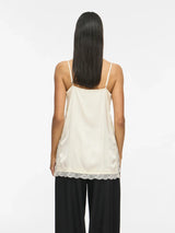 Vila Ionara Lace Singlet - Birch