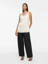 Vila Ionara Lace Singlet - Birch