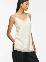 Vila Ionara Lace Singlet - Birch