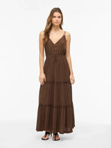 Vila Lomanja V-Neck S/L Ankle Dress