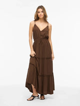 Vila Lomanja V-Neck S/L Ankle Dress