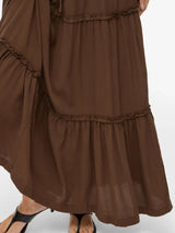 Vila Lomanja V-Neck S/L Ankle Dress