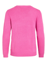 Vila Viril O-Neck L/S Knit Top - Fiji Flower