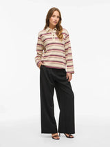 Vila Sina L/S Polo Shirt