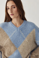 Noella Lai Knit - Sky Blue Mix