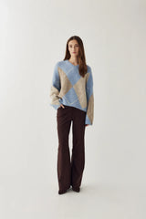 Noella Lai Knit - Sky Blue Mix