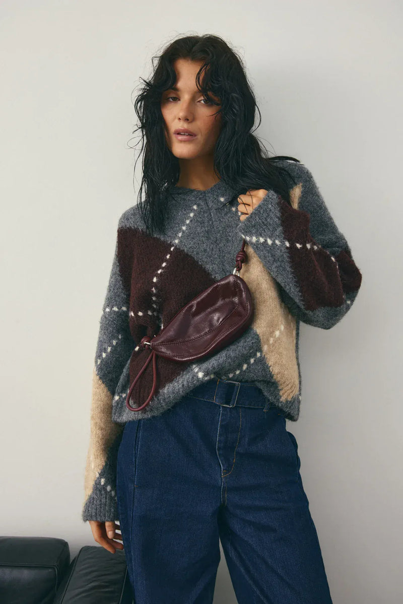 Noella Lai Knit - Medium Grey Mel