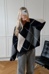 Noella Lai Knit - Navy Mix
