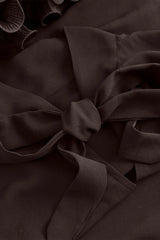 Noella Lataniette Blouse - Chocolate