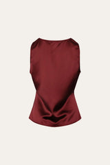 Noella Laurentina Blouse - Dusty Mahogany