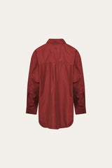 Noella Leonie Shirt - Dusty Mahogany