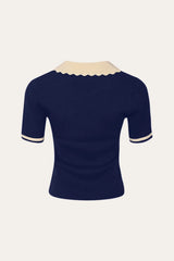 Noella Lilo Polo Knit - Navy