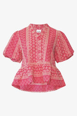 Noella Lorraine Blouse - Pink Sugar Combo