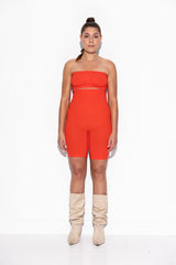Lykkeland Alturra Highwaist Shaping Shorts - Red