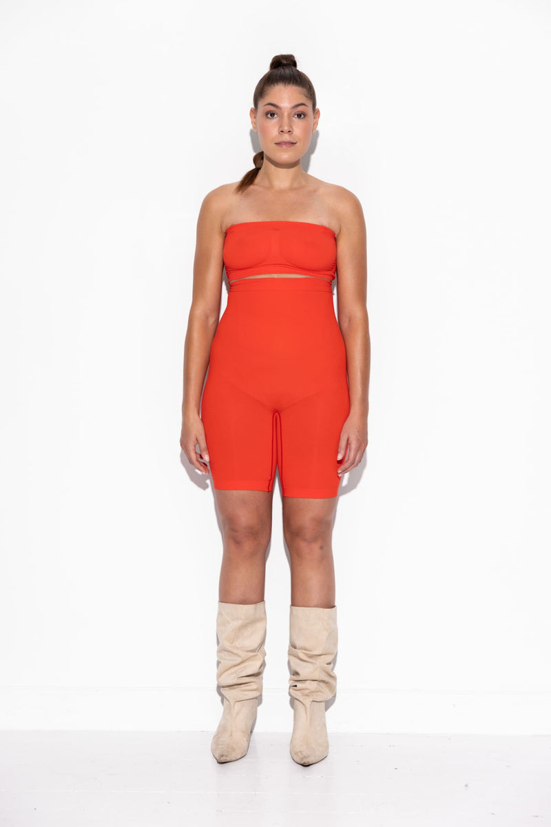 Lykkeland Alturra Highwaist Shaping Shorts - Red