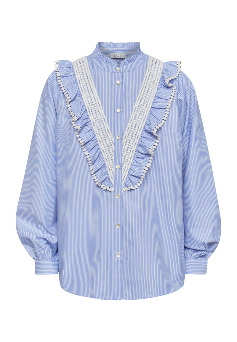 Love & Divine Love1295 - Blue/White
