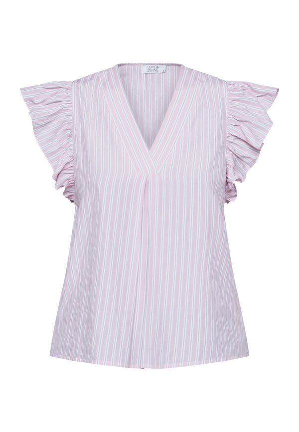 Love & Divine Love1382 - Baby Pink/Stripe