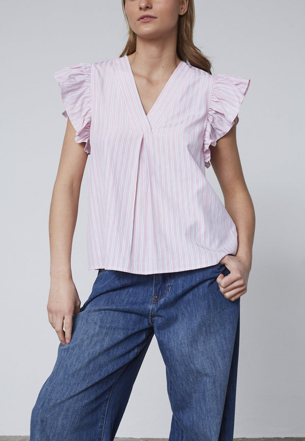 Love & Divine Love1382 - Baby Pink/Stripe