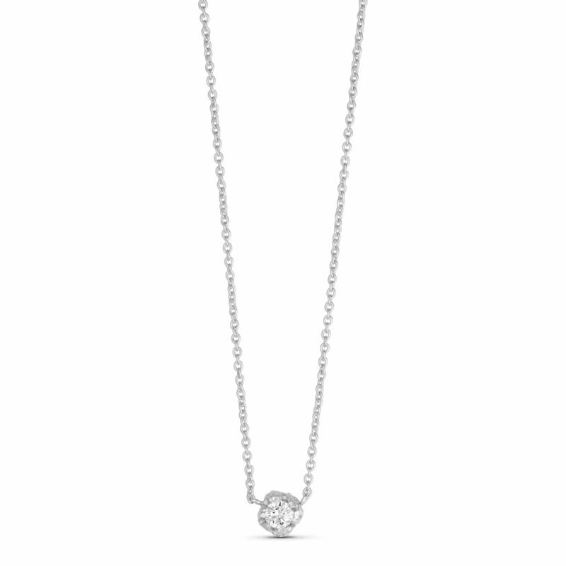 Pure By Nat Clara Necklace W. Zircon - Silver