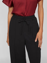 Vila Clua HW Wide Pants - Black