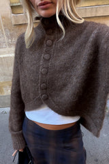 Noella N-Margeaux Knit - Timber Brown Melange