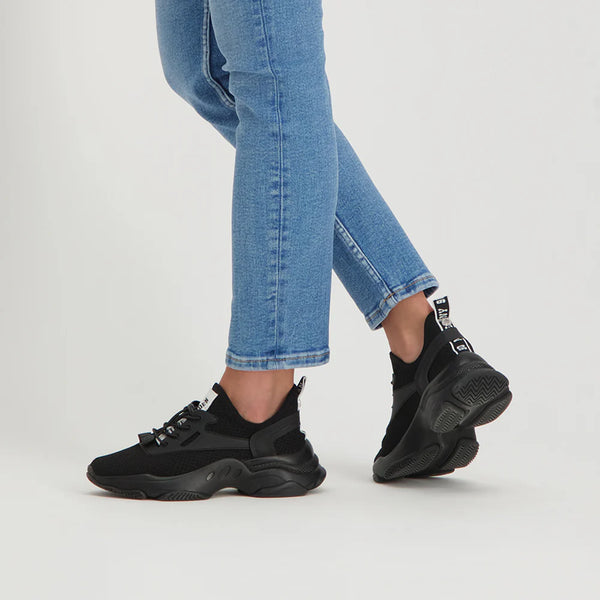 Steve Madden Match Sneaker - Black/Black