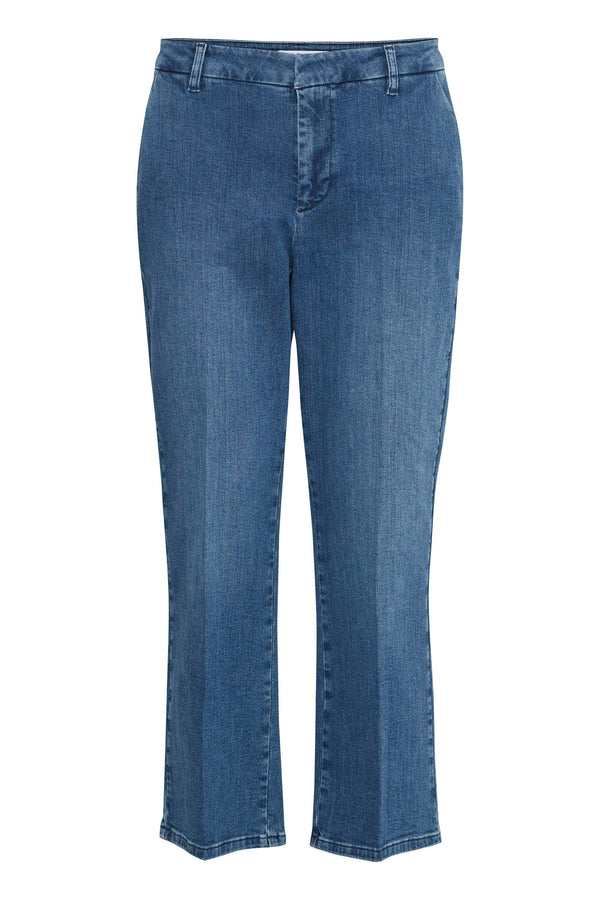 Pulz Jeans Bina HW Jeans Kickflared - Medium Blue